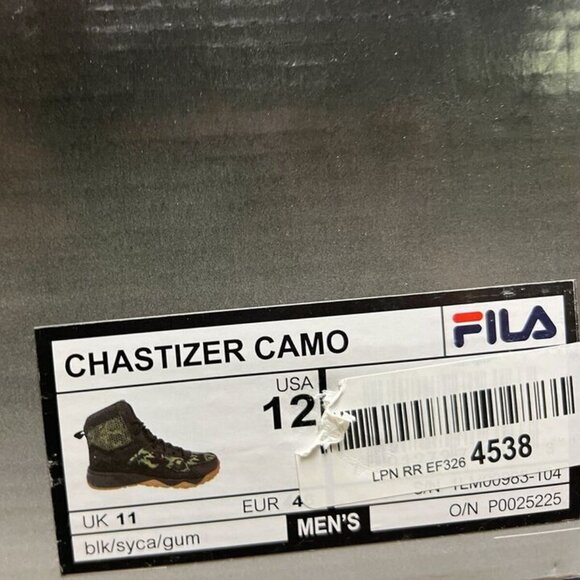 Fila Men's Chastizer Combat Boot Camo Size 12 M - Picture 6 of 6